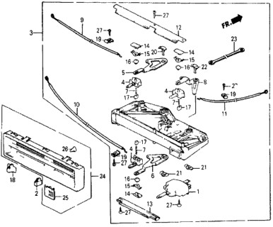 1986 Honda Civic Heater Lever Diagram