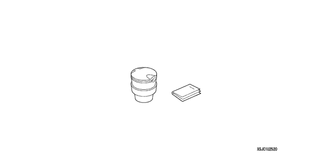 2013 Honda Ridgeline Ashtray (Cup-Style) Diagram