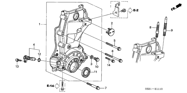 2003 Honda Civic Chain Case Diagram