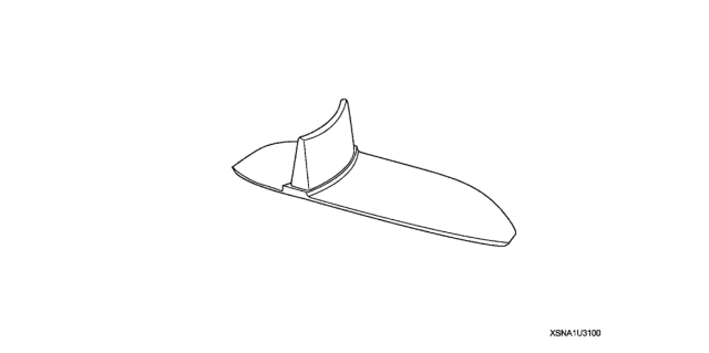 2009 Honda Civic 4 Door EX-L (NAVIGATION) KA 5MT Rear Seat Cup Holder Diagram