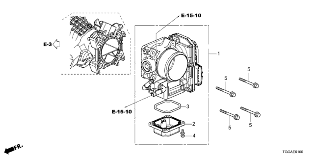 2021 Honda Civic Throttle Body Diagram