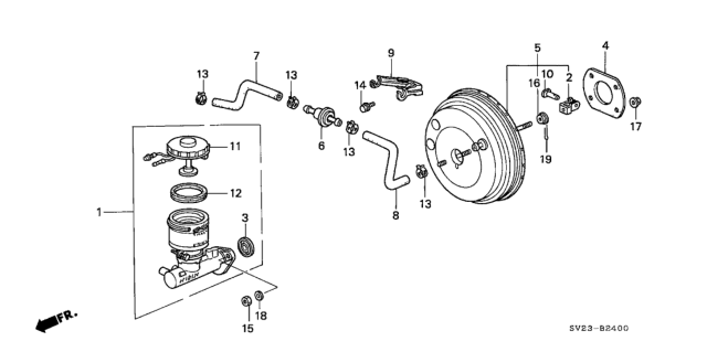 1996 Honda Accord Master Power Diagram