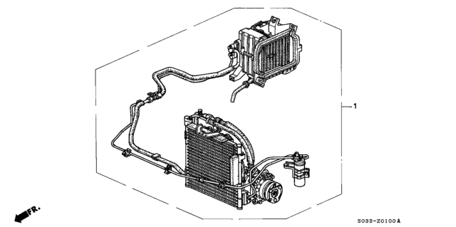 1996 Honda Civic Kit Diagram