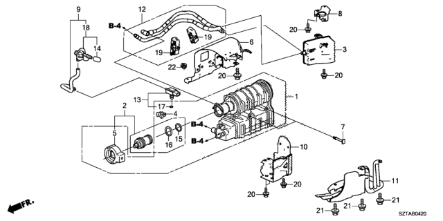 2013 Honda CR-Z Canister Diagram