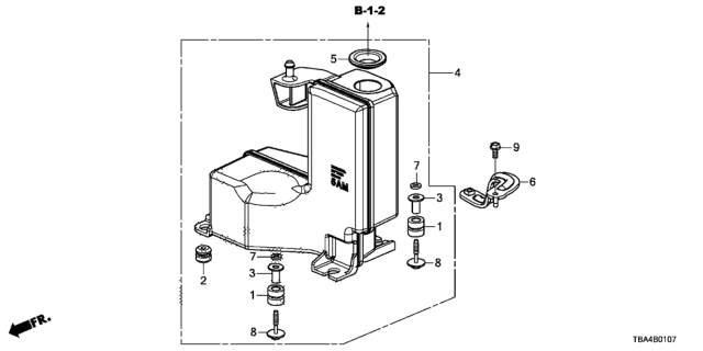 2017 Honda Civic Resonator Chamber Diagram