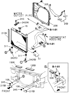 1994 Honda Passport Washer, Lock Diagram for 8-94159-029-0