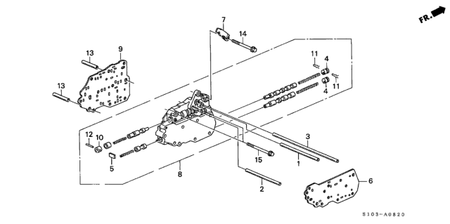 1999 Honda CR-V 5 Door LX (2WD) KA 4AT AT Secondary Body Diagram