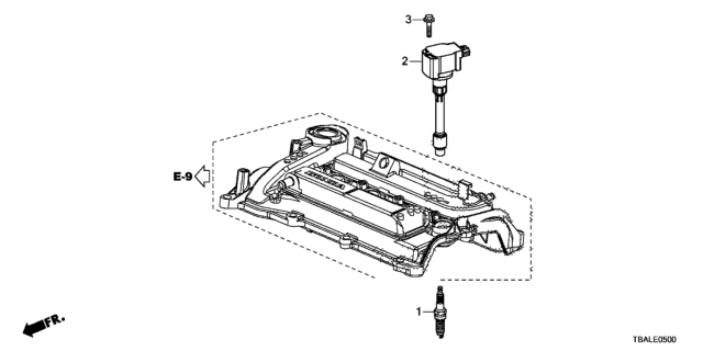2021 Honda Civic Plug Top Coil - Plug Diagram
