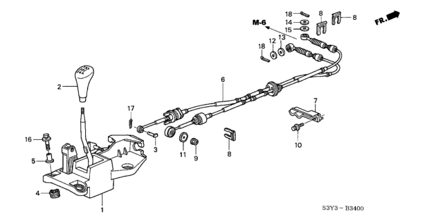 2000 Honda Insight Shift Lever Diagram