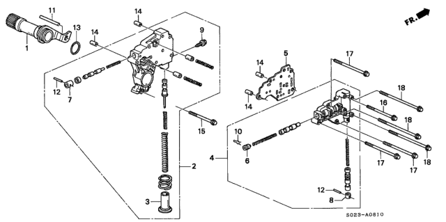 1997 Honda Civic AT Regulator Diagram