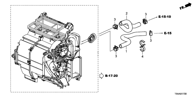 2020 Honda Fit Water Hose Diagram