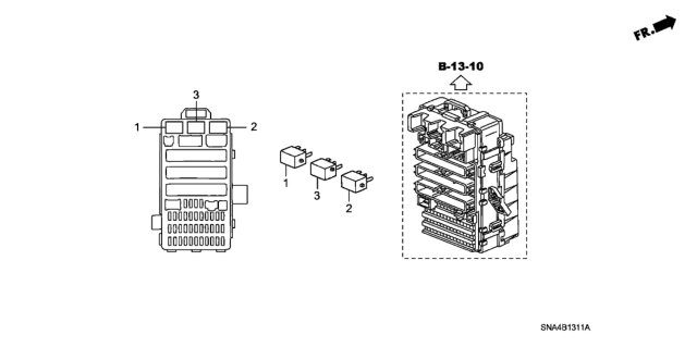 2008 Honda Civic Control Unit (Cabin) Diagram 2