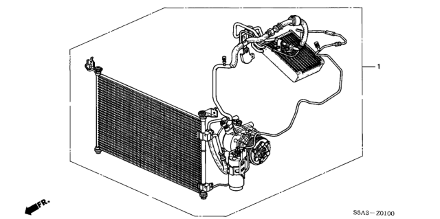 2001 Honda Civic Air Conditioner Diagram