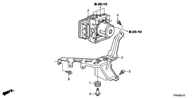 2014 Honda Crosstour VSA Modulator Diagram