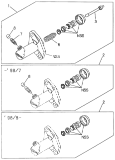 1999 Honda Passport Rod, Push Diagram for 8-97062-923-0