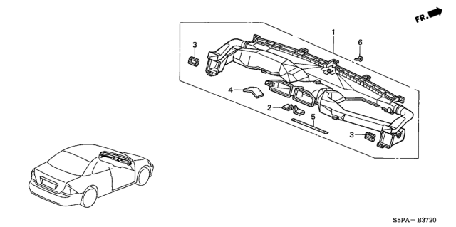 2005 Honda Civic Duct Diagram