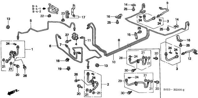 1998 Honda Civic Brake Lines Diagram