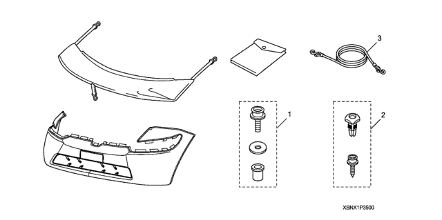 Nose Mask (Full) Diagram for 08P35-SNX-101