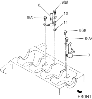 1994 Honda Passport Gasket, Plug Oil Pipe (20.5X28.0) Diagram for 9-09571-420-0