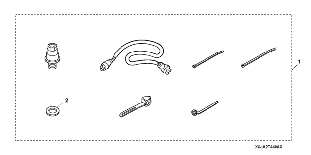 2020 Honda Accord 4 Door 20SPT KA 6MT Engine Block Heater Diagram