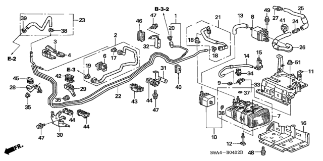 2005 Honda CR-V Tube, Purge Diagram for 17715-S9A-A31