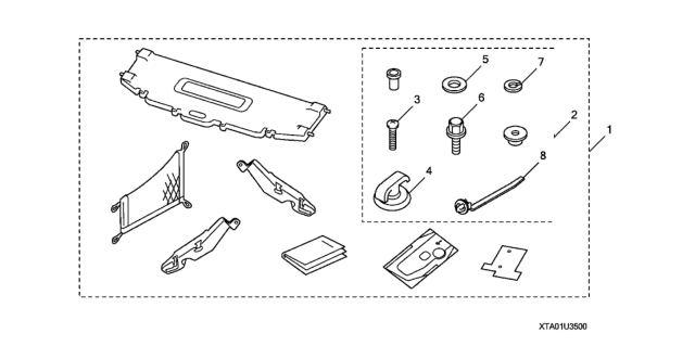 2010 Honda Accord Cargo Management Diagram