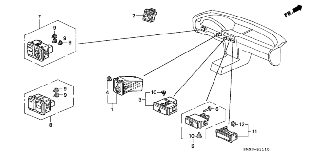 1993 Honda Accord Switch Diagram