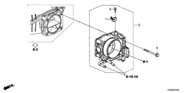 2021 Honda Passport Throttle Body Diagram