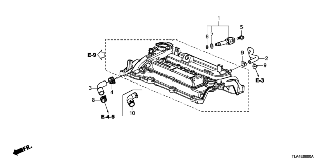 2019 Honda CR-V 5 Door EXL (AWD/NAVIGATION/E.LIBERTY) KA CVT Breather Tube Diagram