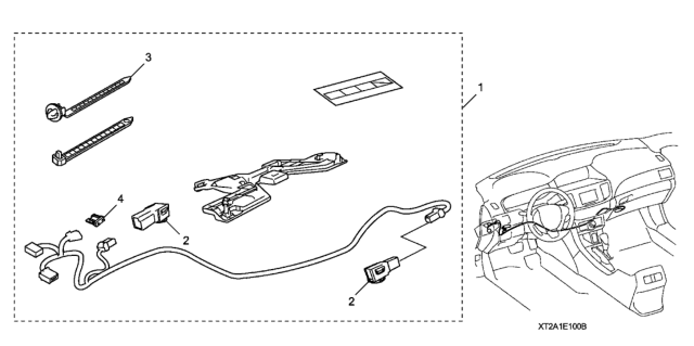 2014 Honda Accord Ambient Lighting (Red) Diagram