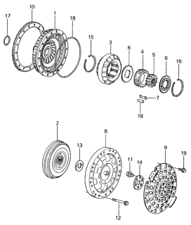 1983 Honda Civic AT Torque Converter Diagram