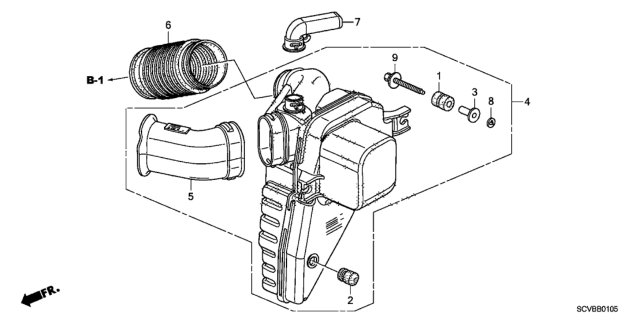 2011 Honda Element Resonator Chamber Diagram