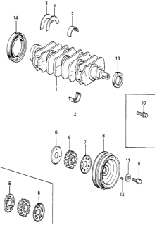1979 Honda Prelude Crankshaft Diagram