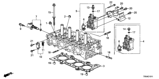 2012 Honda Civic Spool Valve (2.4L) Diagram