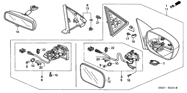 2000 Honda Accord Screw, Tapping (6X12) Diagram for 90410-S84-A01