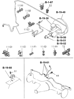 1996 Honda Passport Clip, Oil Pipe Diagram for 8-97139-309-1