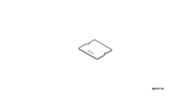 2007 Honda Odyssey 5 Door EXL (RES/NAVIGATION) KA 5AT Cargo Mat Diagram