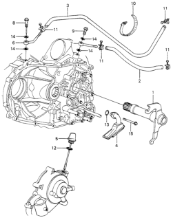 1980 Honda Civic Hose, Oil Cooler (700) Diagram for 25213-PA0-902