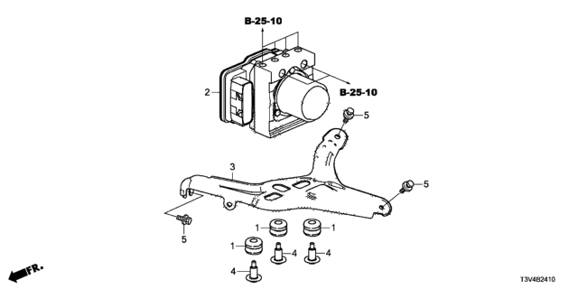 2014 Honda Accord VSA Modulator Diagram