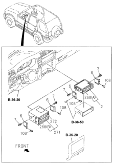 2000 Honda Passport Knob, Volume Diagram for 8-97178-529-0