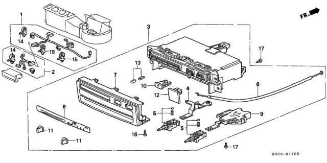 1998 Honda Civic Heater Control Diagram