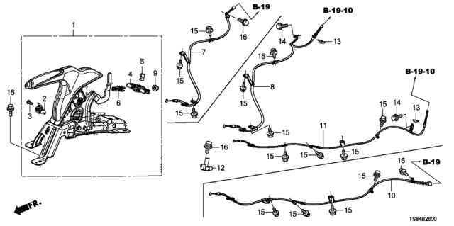 2014 Honda Civic Parking Brake Diagram