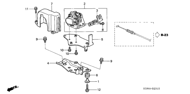 2003 Honda Accord Accelerator Sensor Diagram