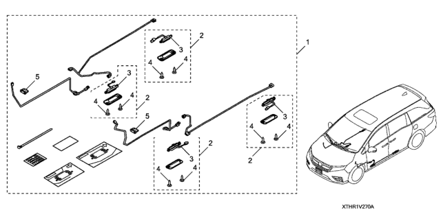 2022 Honda Odyssey Welcome (Puddle)Light Diagram