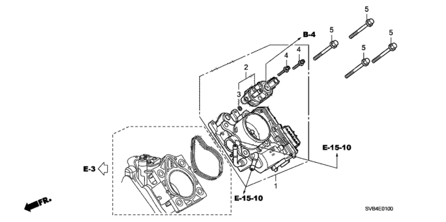 2010 Honda Civic Bolt-Washer (5X20) Diagram for 90020-RNA-A01