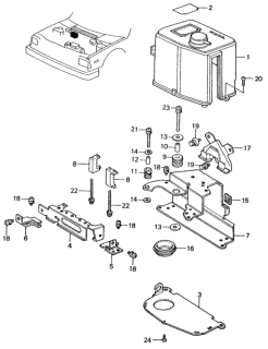 1981 Honda Civic 4 Door ** (1500) KA HMT Control Box Diagram