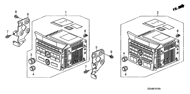 2011 Honda Pilot Audio Unit Diagram