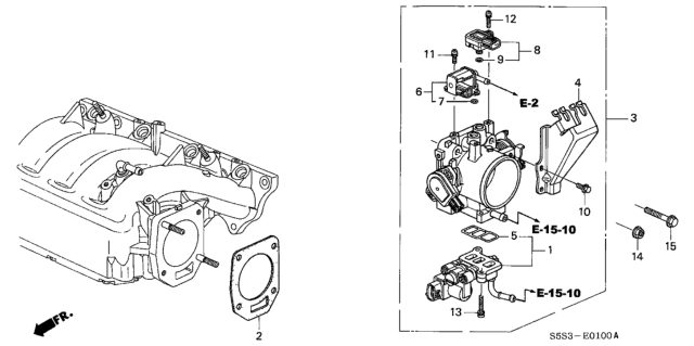 2005 Honda Civic Throttle Body Diagram