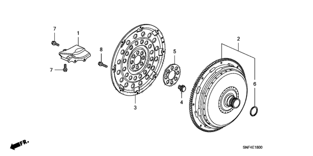 2008 Honda Civic Torque Converter Diagram