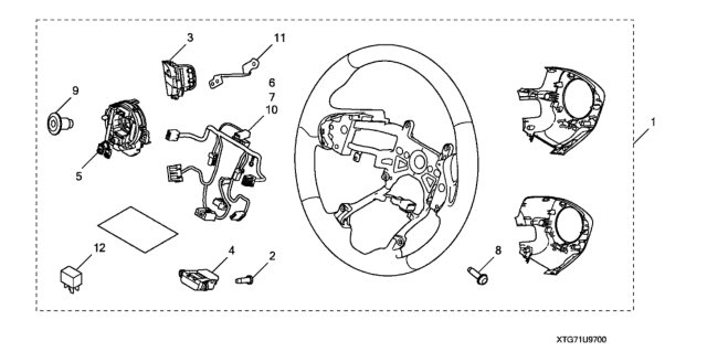 2018 Honda Pilot Heated Steering Wheel Diagram